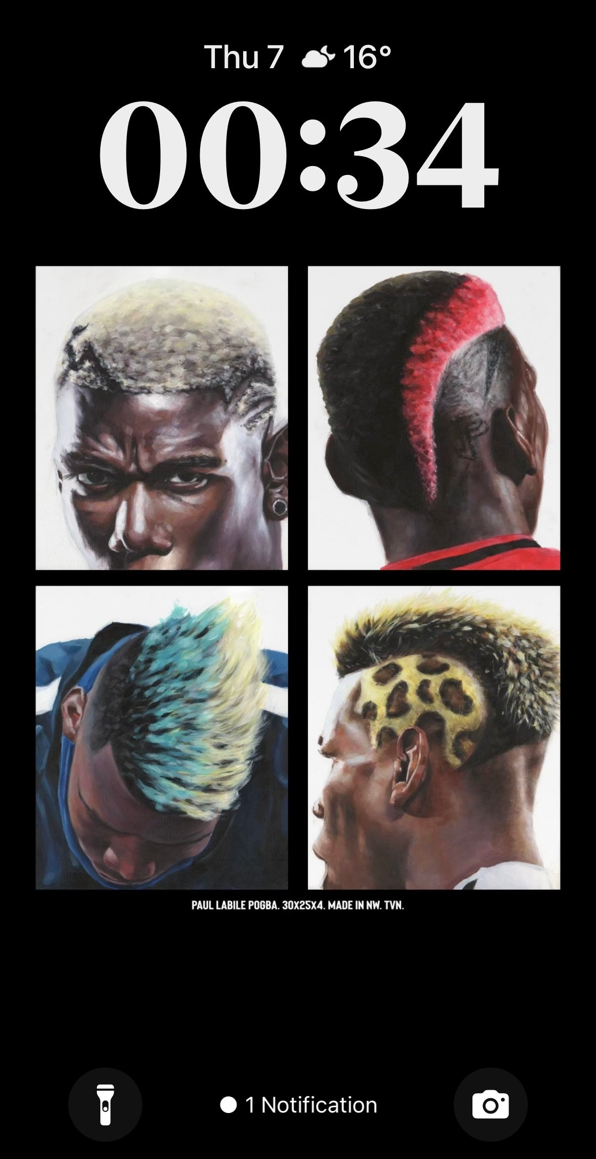 Paul Pogba Wallpaper in Black